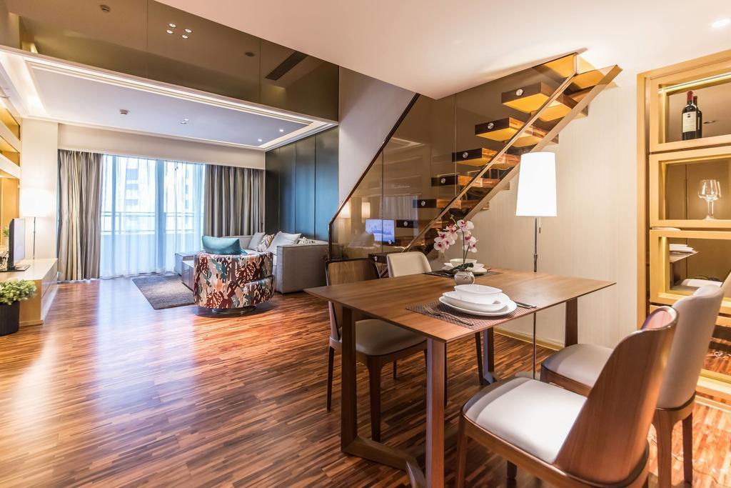 一呆公寓广州保利中达店 Cantón Exterior foto
